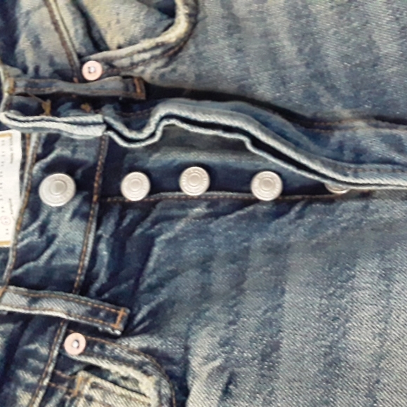 Free People Stella High Waist Raw Hem Skinny Jeans 25 - Picture 13 of 16